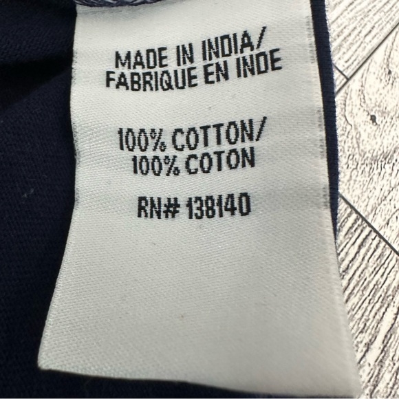 BORN FLY forever Men's Graphic T-Shirt Navy Blue Short Sleeve M - Picture 5 of 8